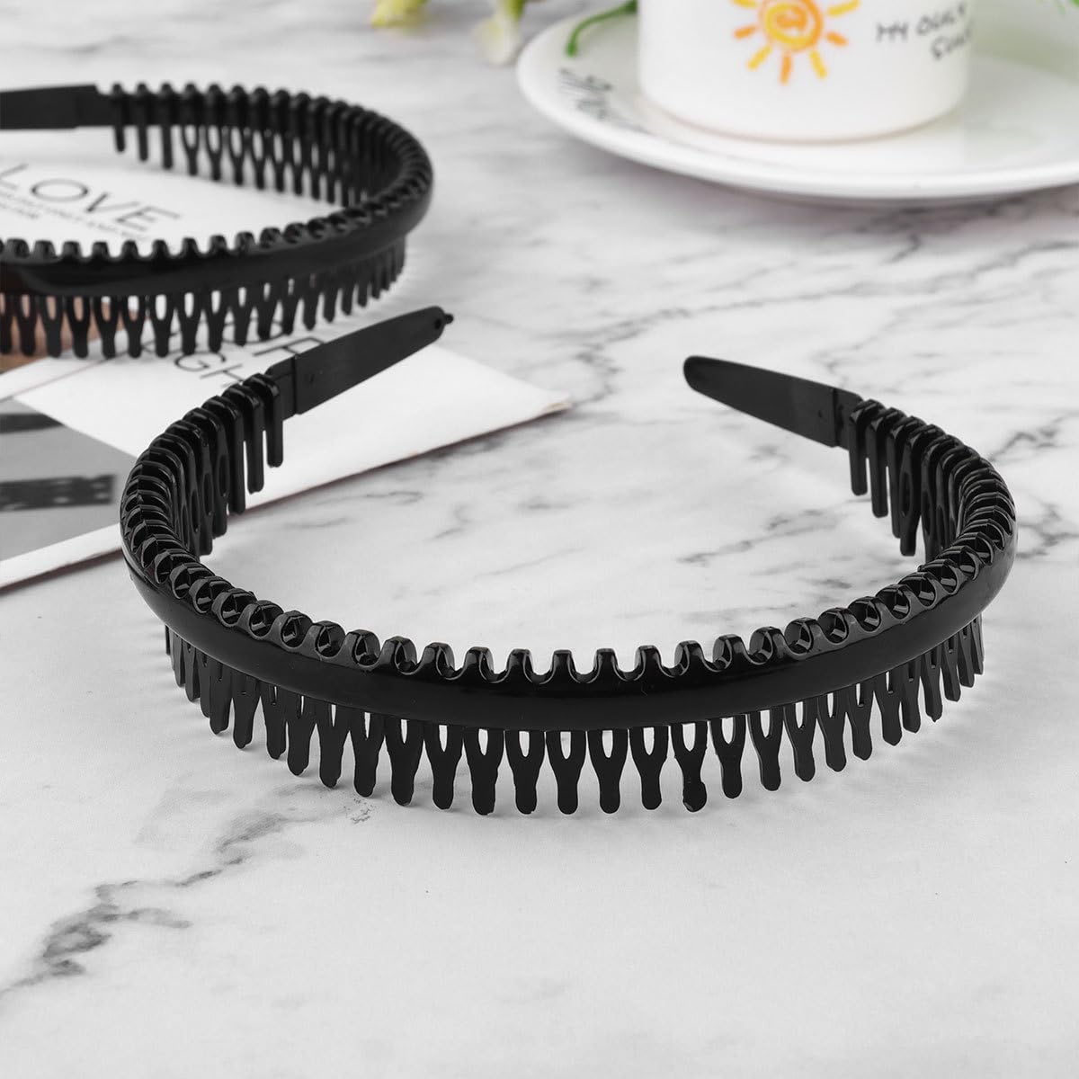 MAGICLULU 3 Set Di Fasce Per Per Donne Con Dentini Senza Fascia Per Per Donne Ragazze E Per Attività All'aperto 10 Pezzi * 3