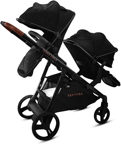 Miniatura 2 de Venice Child Ventura - Cochecito de pie individual a doble y segundo asiento para niños pequeños (paquete # 3)