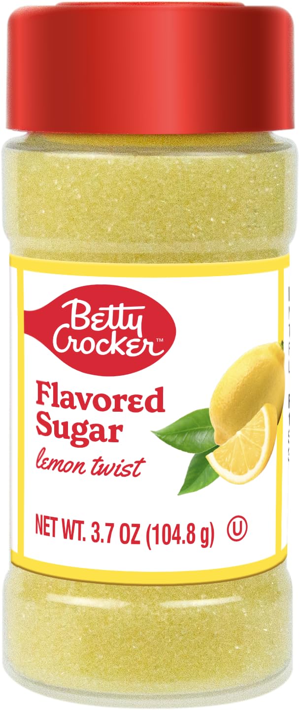 Amazon.com: Betty Crocker Lemon Twist Flavored Sugar – Citrus