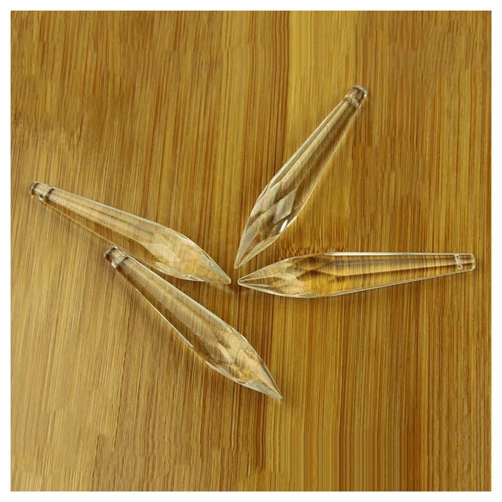 Wiszące kryształy, pryzmaty, 50 mm, 63 mm, 76 mm, 100 mm, kryształ, pryzmat w kształcie litery U, akcesoria do dekoracji domu, wiszące kryształy do dekoracji (50 mm, 30 szt.)