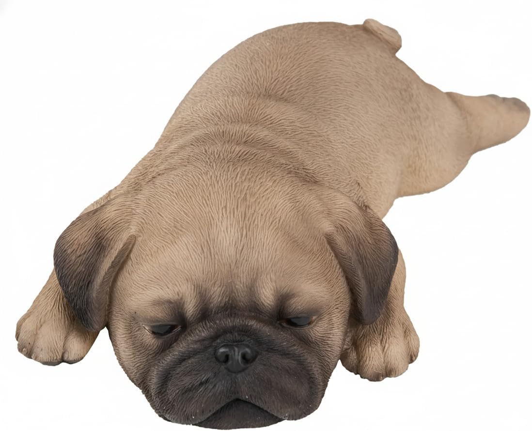 RUNADI Hi- Line Gift 87710-L Pug Sleeping Pet Buddy Figurine