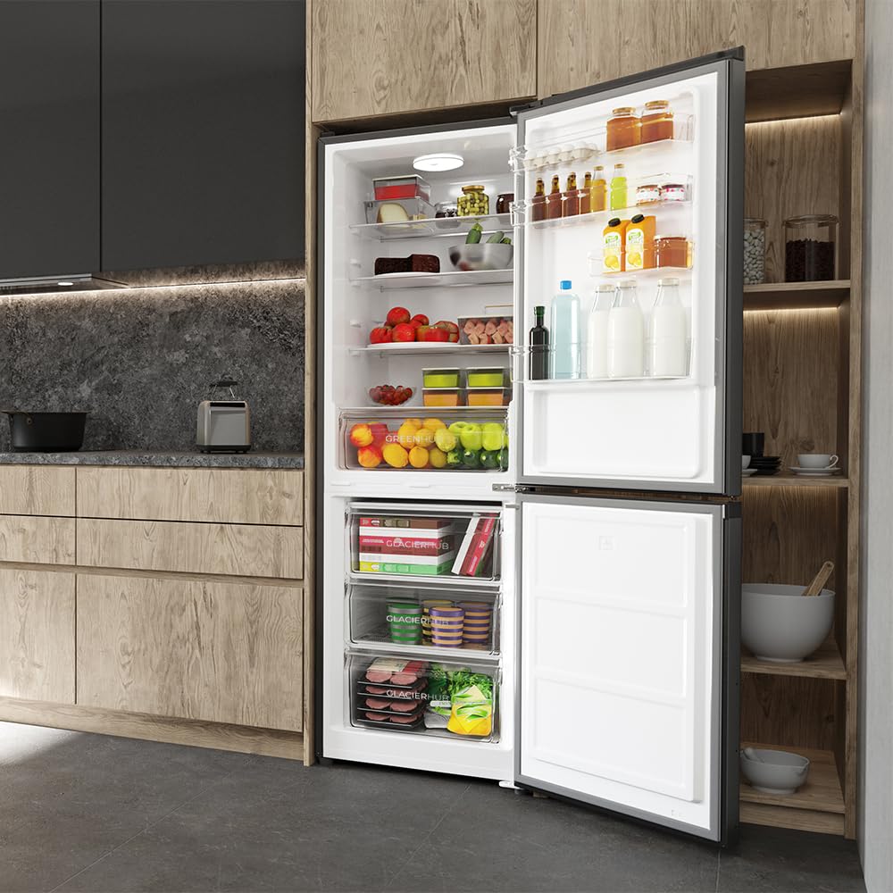 Cecotec Kühl-Gefrier-Kombination 2 Türen Bolero CoolMarket Combi 296 DF Dark E – Bild 3
