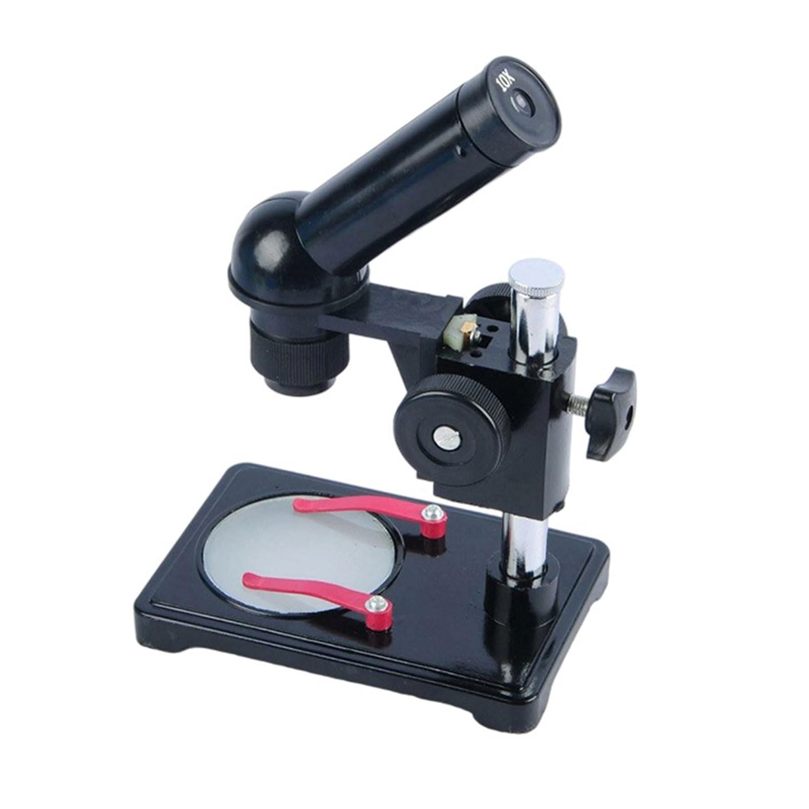 Microscopio biológico con de 20x, Distancia de Trabajo Ajustable de 55 mm, Metal para Laboratorios, Equipos de biología anatómicos