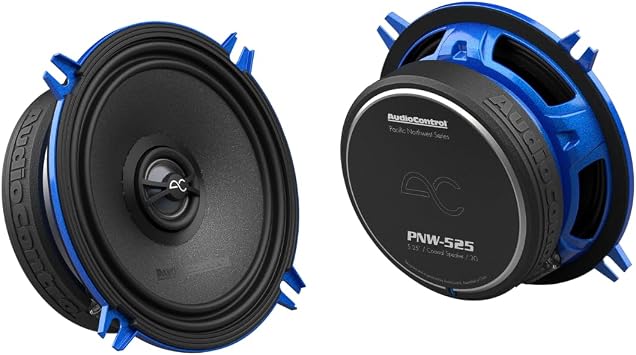 AudioControl PNW Series 5.25 Coaxial Car Audio Speakers Pair, 75W, 3 Ohm