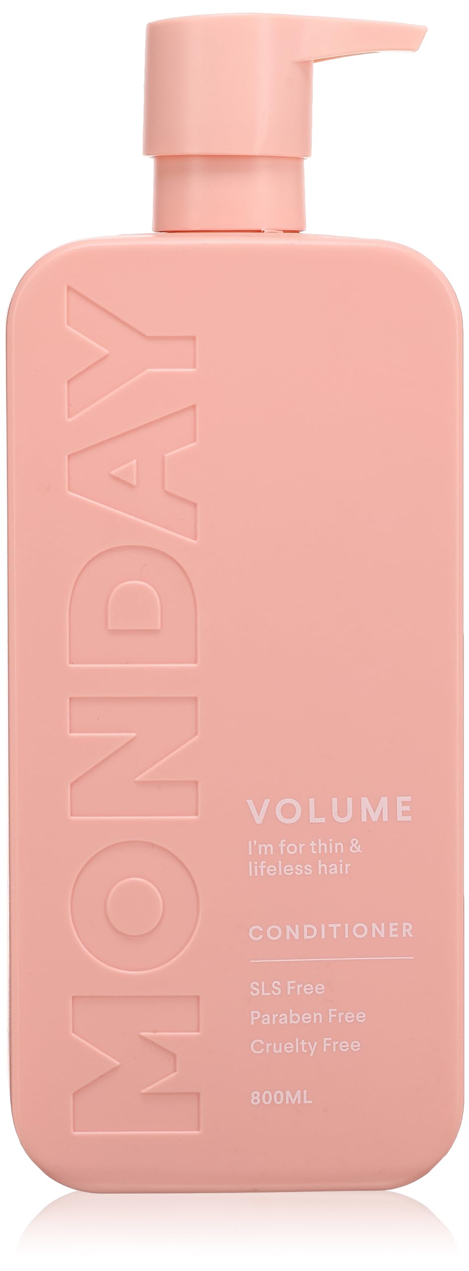 Monday Haircare Volume Conditioner for Thin and Lifeless Hair 800 ml, Pink