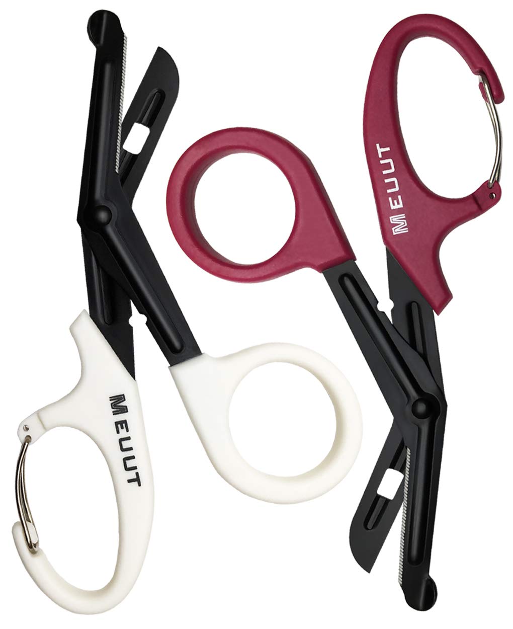 2 Pack EMT Trauma Shears with Carabiner-7.5