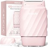 4-in-1 Electric Razor for Women&comma; Bikini Trimmer & Facial Hair Remover&comma; Rechargeable Cordless Dual-Head Shaver&comma; IPX7 Waterproof&comma; Painless & Hypoallergenic for Sensitive Areas&comma; Pink