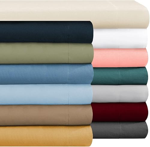 Miniatura 5 de Superior Juego de funda de edredón de algodón egipcio de 1000 hilos, incluye 1 funda de edredón con cierre de botón, 2 fundas de almohada,