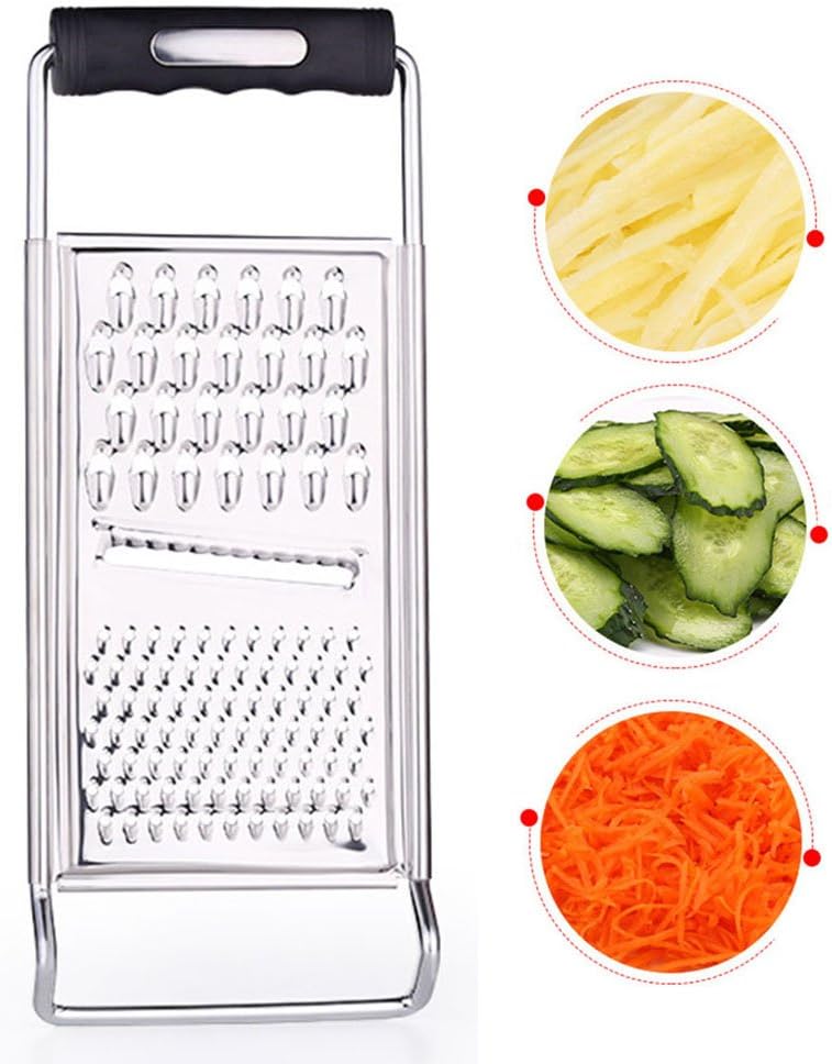 Clavi Kitchen Vegetable Slicer 3 in 1 Function Stainless Steel Mandoline Slicer Chopper Dicer Super Sharp Blades
