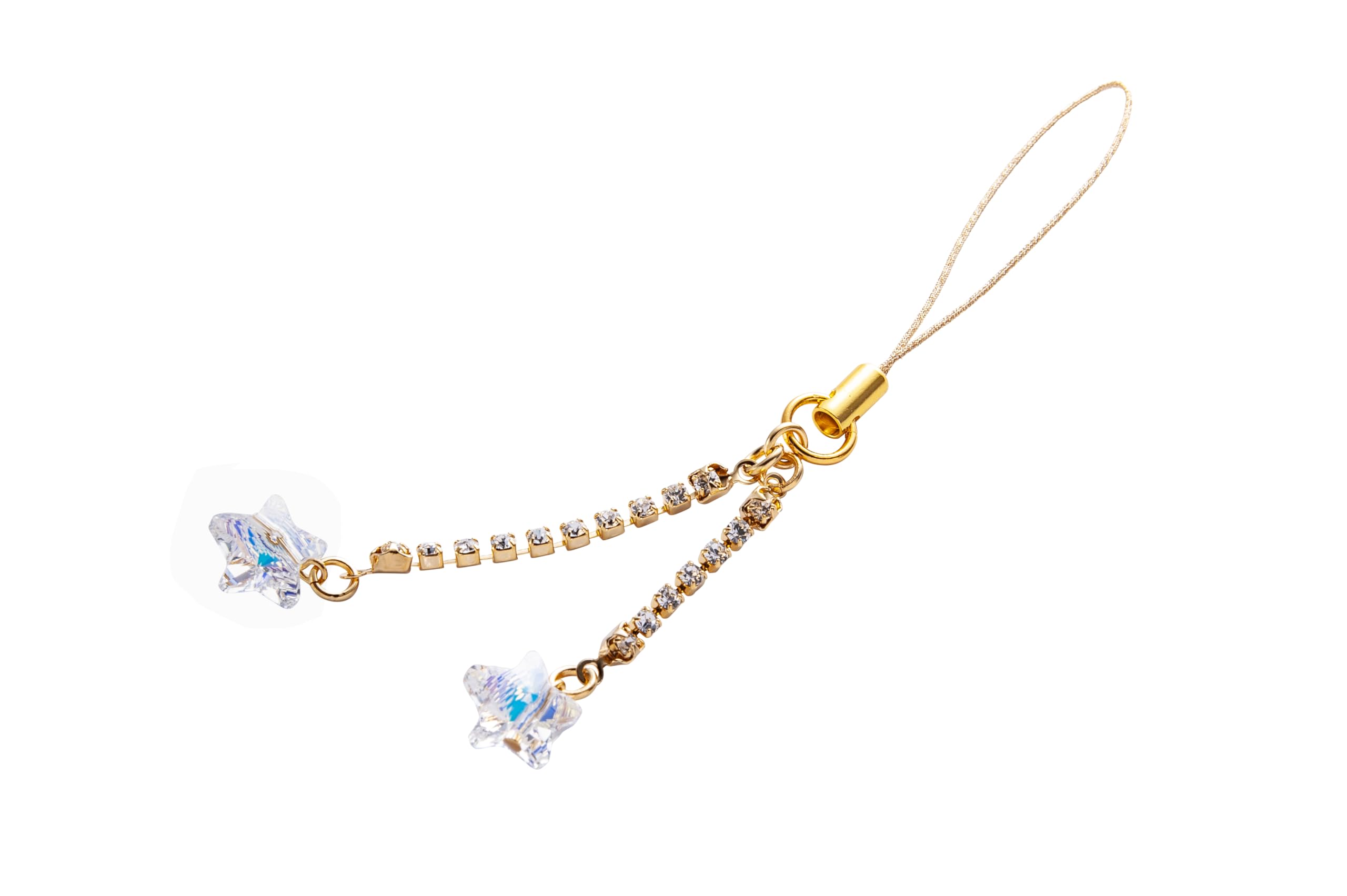 Generic Kisaragi Cell phone Strap 051 Star Crystal 2 （Gold Court