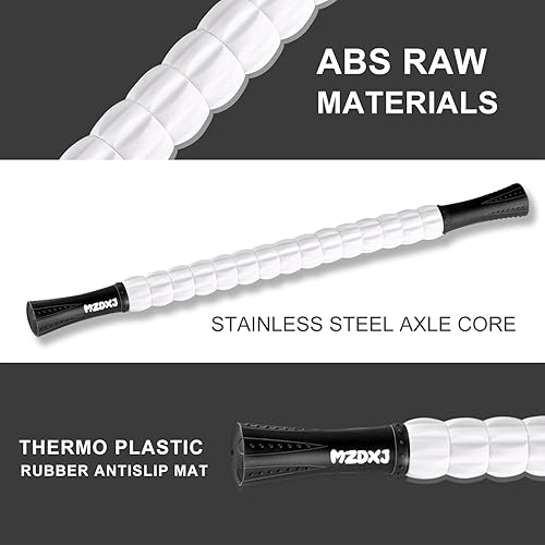 Miniatura 3 de Rodillo de masaje muscular - Pistola de fascia de tejido profundo para alivio del dolor miofascial, drenaje linfático y escultura corporal,