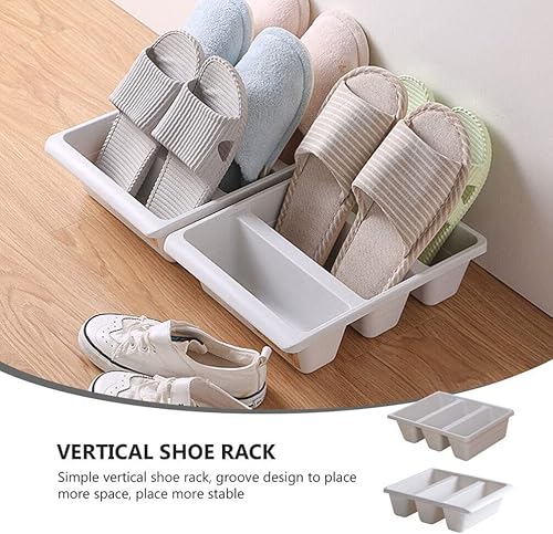 Miniatura 3 de Cabilock Bandeja de almacenamiento de zapatos, organizador de zapatos, zapatero para el hogar, ahorro de espacio, estante de almacenamiento para