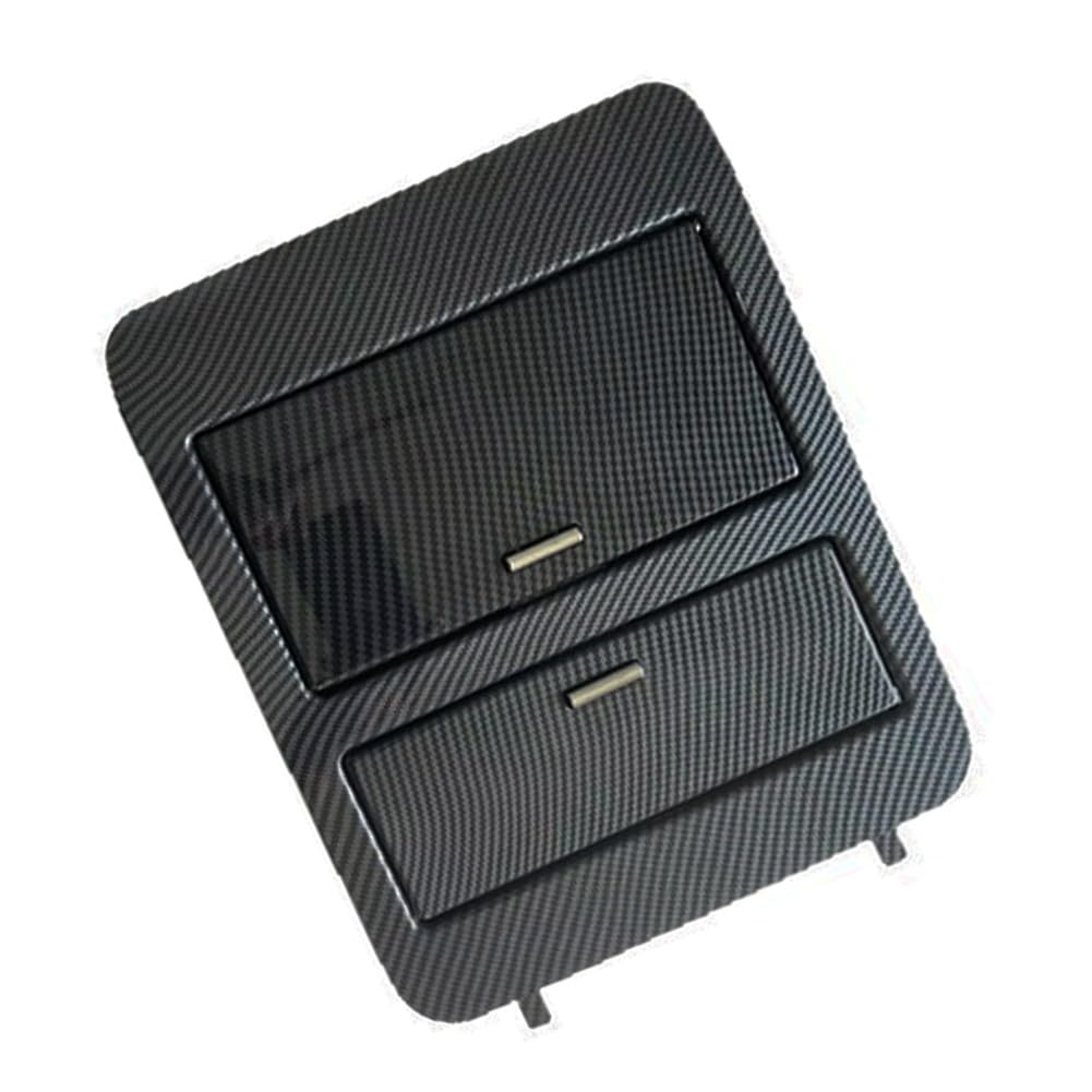 Portabicchieri per consolle, 23164631 Cestino portaoggetti per bevande, in fibra di carbonio, sostituzione diretta per chevy per gmc per silverado per tahoe per yukon 2007-2014