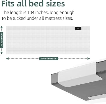 Grounding Half Sheet with 5% Silver Fiber 90265cm Conductive Earthing Bed Sheet for Better Sleep & EMF Relief Includes Grounding Cord Skin-Friendly Cotton
