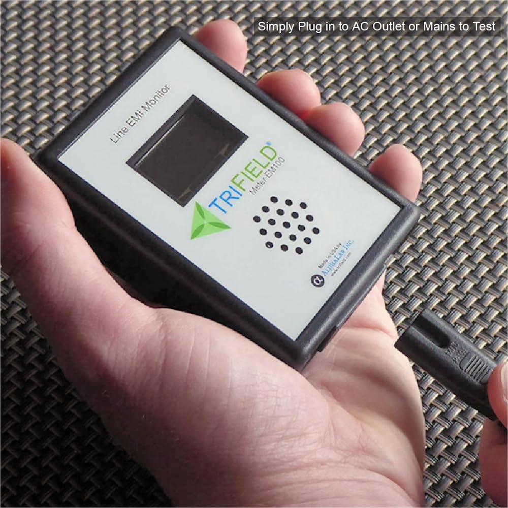 Dirty Electricity Meter by Trifield - Model EM100 - EMI Power Line Noise Analyzer | Know Your Electricity @ Home Office Shop - Made in USA by Alphalab Inc. product thumbnail 3