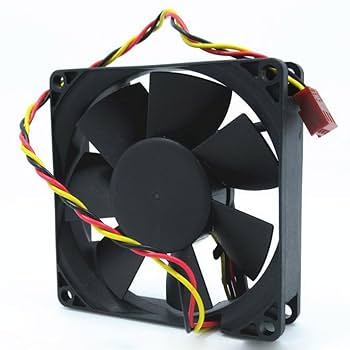 PCファン F008】新品 PCクーラー用 ケースファン 3個セット ブラック 3