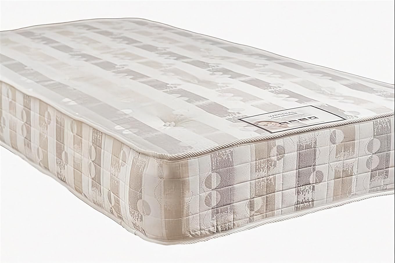 Extra Firm 10.6" Orthopedic Mattress - Heavy Duty 12.5 Gauge Open Coil Spring System - High-Density Compressed Foam & Dual Polypad Support, Breathable Cover | Small Double | Extra Firm