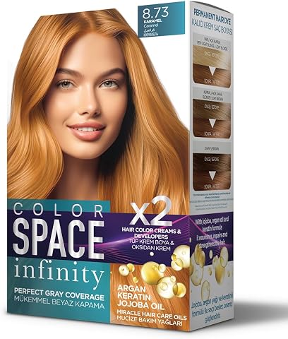 Color Space Infınıty Set Saç Boyası 8.73 Karamel