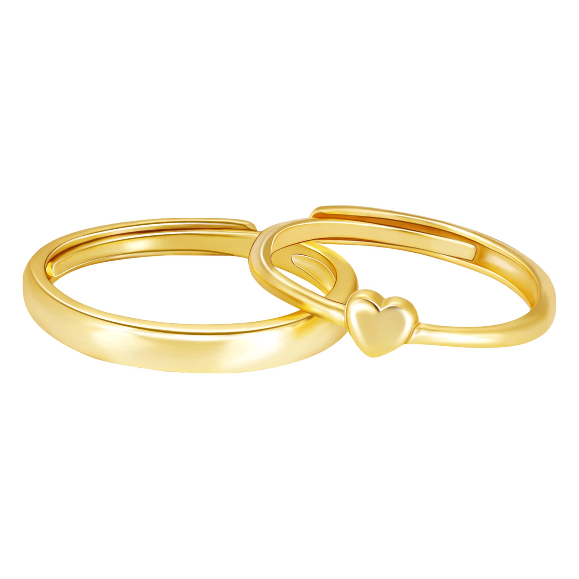 GIVA 925 Silver Golden Rise In Love Couple Rings, Adjustable | Promise Rings for Men and Women | With Certificate of Authenticity and 925 Stamp | 6 Month Warranty* (B0B3MRWVVZ) Amazon Price History, Amazon Price Tracker