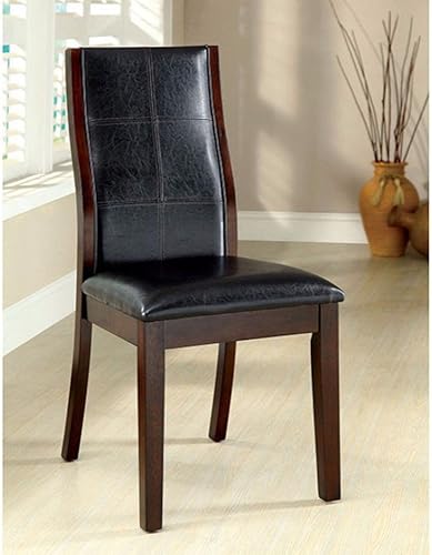 Miniatura 2 de Benjara Benzara - Juego de dos sillas auxiliares de transición Townsend I color marrón cereza (juego de 2), acabado