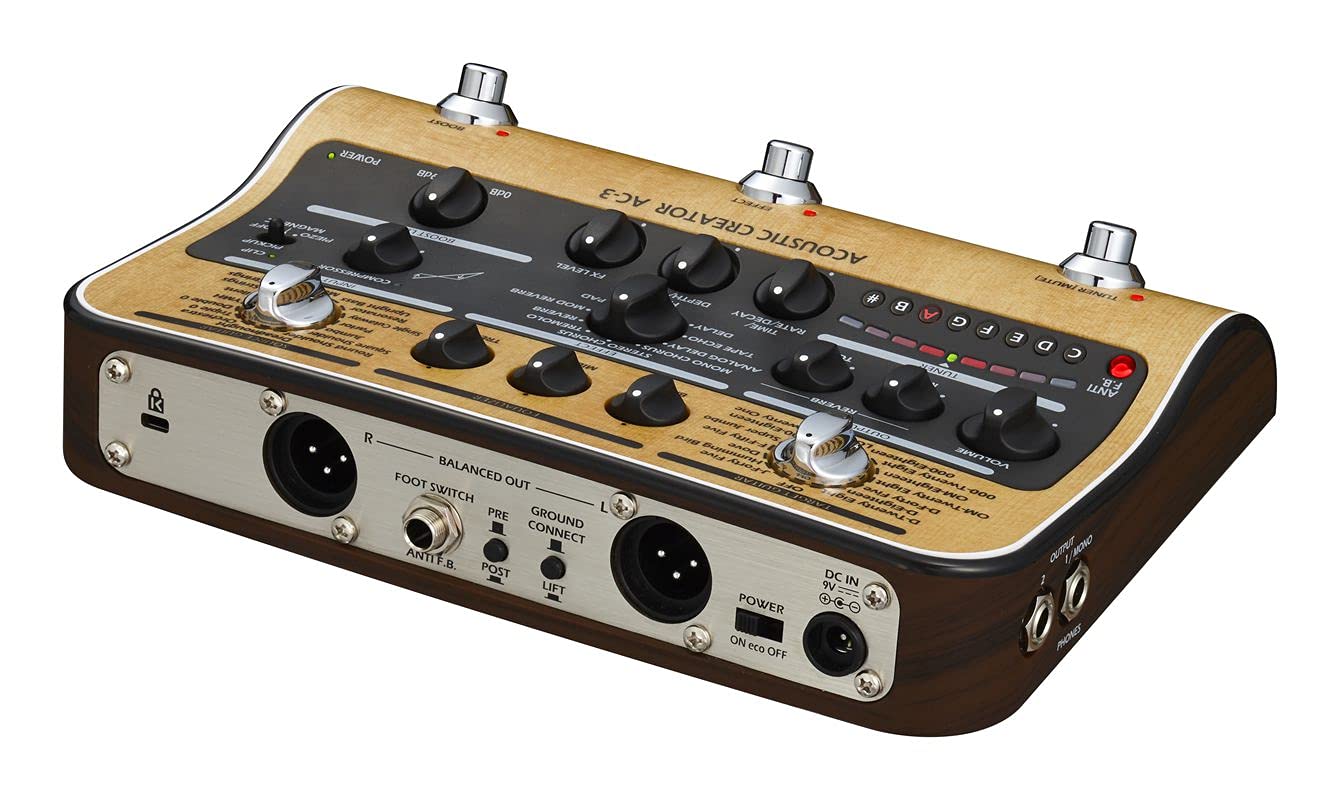 Zoom - AC-3 - Preamp a pedale per chitarra acustica
