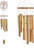 JOELELI Wind Chimes, Wooden Wind Chime Handmade Decor Personalised Music Chimes for Garden, Outdoor, Outside, Patio, Home and IndoorTree of Life