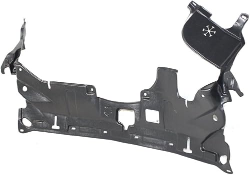 Miniatura 2 de Fitrite Autoparts Protector contra salpicaduras de motor nuevo para Honda Accord 2003-2007, frontal, CoupeSedan HO1228117 74111SDAA00