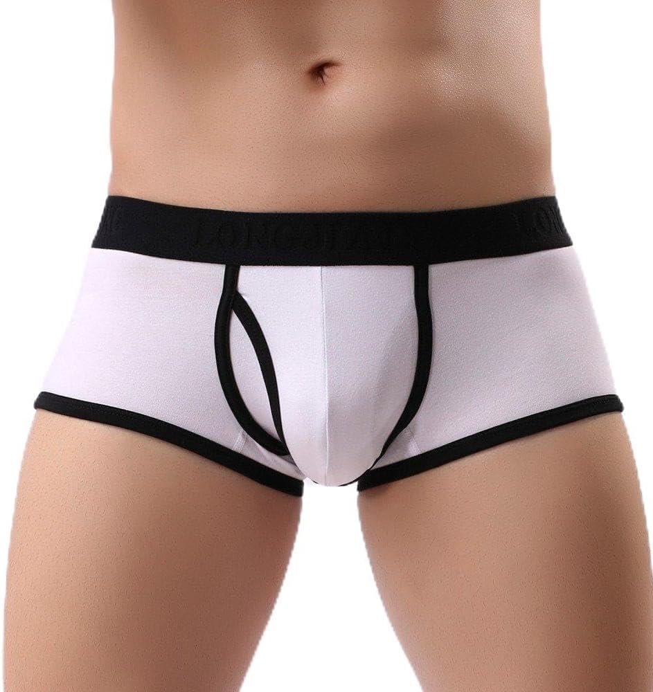 Men Lingerie Stretchy Elastic Waistband Exotic Lingerie Sexy Funny Slouchy Male Athletic Comfort Fashion Supporter Sleepwear