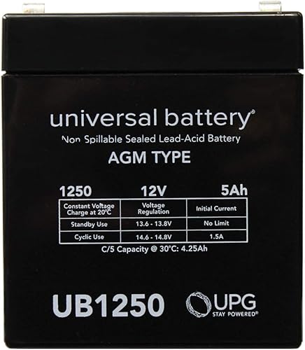 Chamberlain 4228 EverCharge - Batería de repuesto - 12v 4.5ah 12v 5ah UB1250
