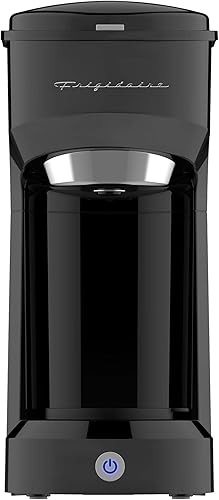 Frigidaire ECMK088- Cafetera negra Retro de una sola taza