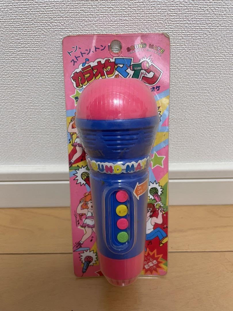 【当時物】バッドばつ丸 うたおうカセットプレイヤー カラオケマイクつき レトロ バンダイ カラオケうたえもん カセットプレイヤー 昭和 レトロ