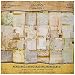 Paper Stash - Memoranda by Tim Holtz Idea-ology, 36 Card Stock Sheets, Various Size Designs (TH93550)