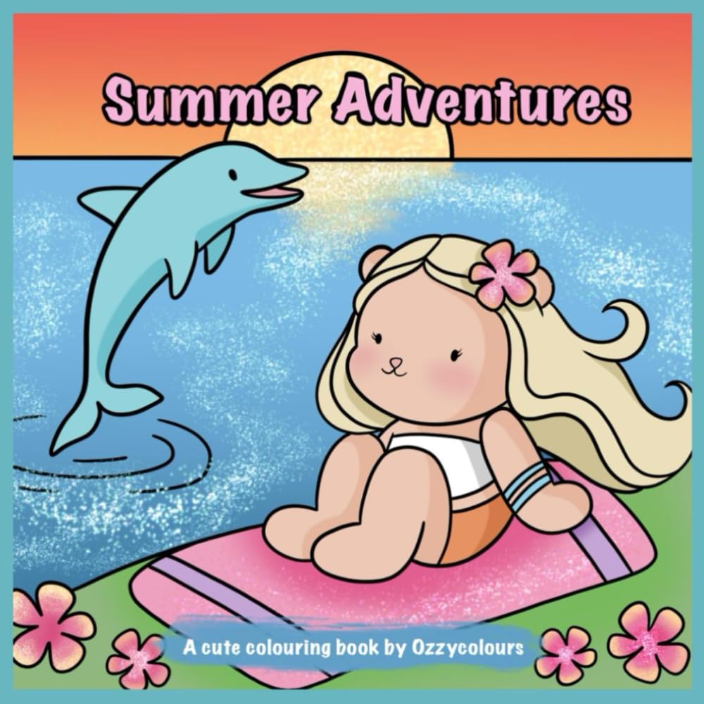 Summer Adventures: A cute colouring book