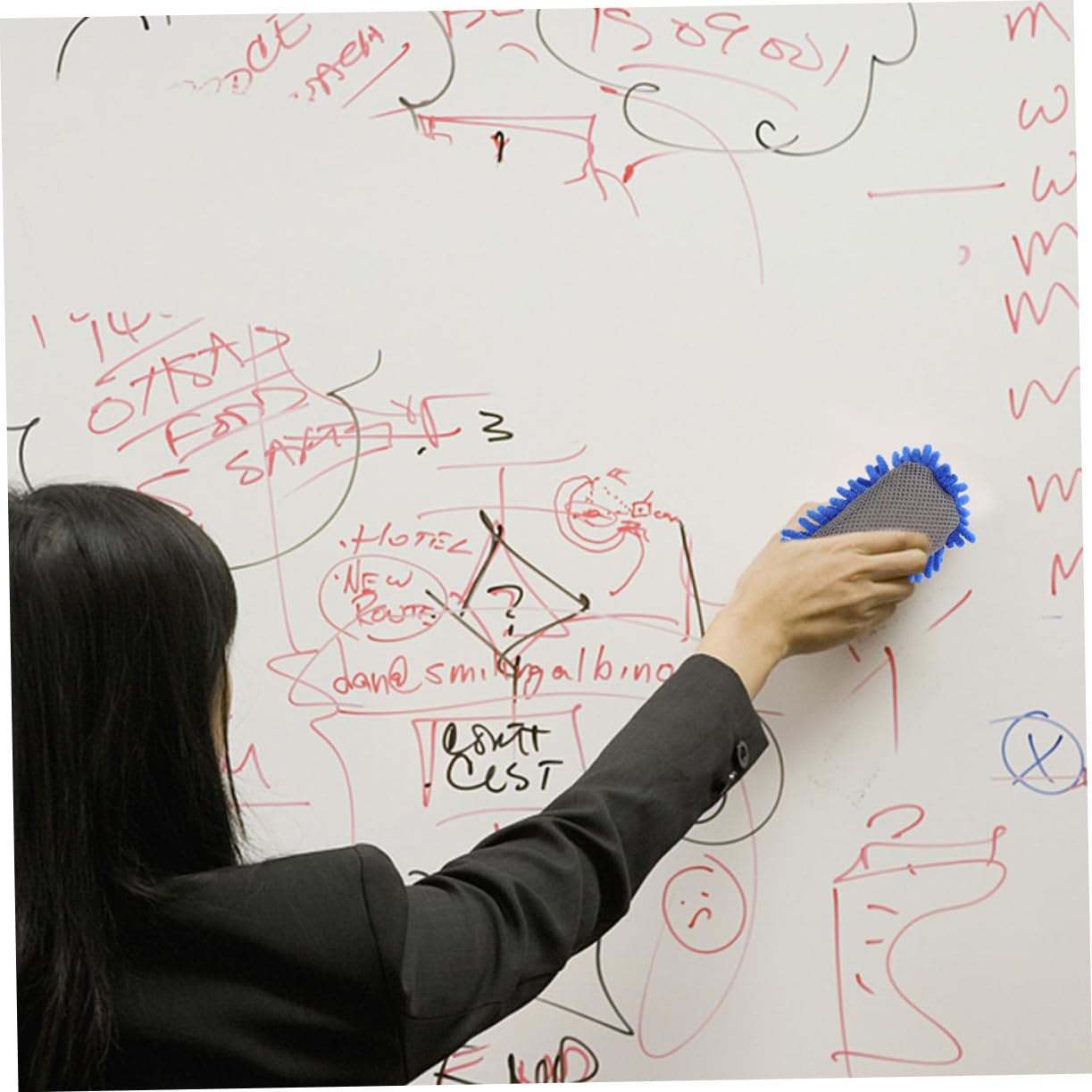 Operitacx 20stücke Chenille Whiteboard Radierer Tragbare Tafelwischer Für Büro Und Schule Geeignet Für Magnettafel Glasboard Und Whiteboard Staubreduzierend Und Anwendung