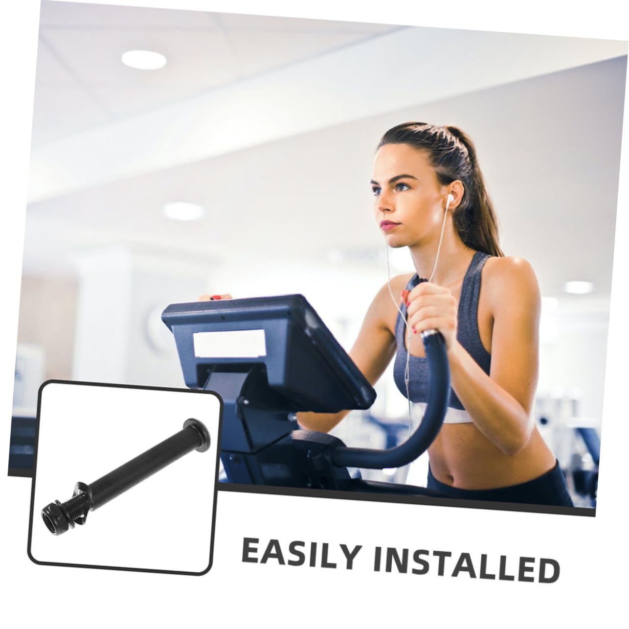 VANZACK 2stücke Fitnessgerät Schrauben Bolzen Für Ellipsentrainer Ersatzteile Indoor Fahrrad Zubehör Langlebiger Einfache Installation Verbessert Die Und Wartung