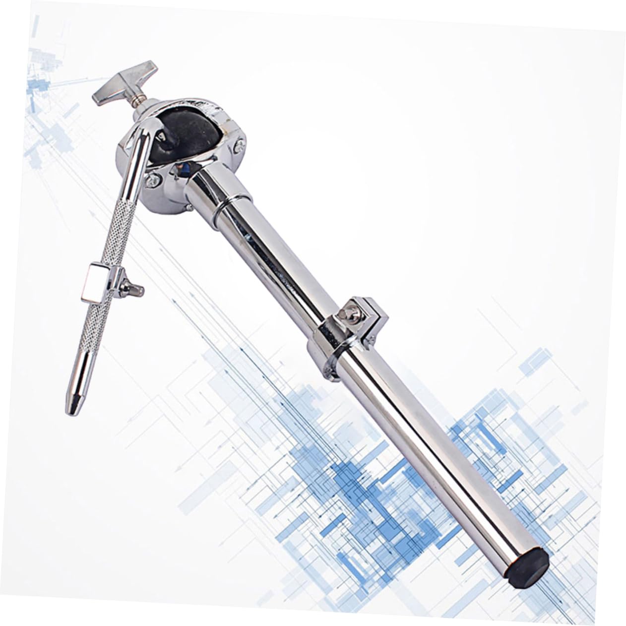 Abaodam Adjustable Gyro Head Cymbal Boom Arm Stand Mount Holder for Drum Accessories
