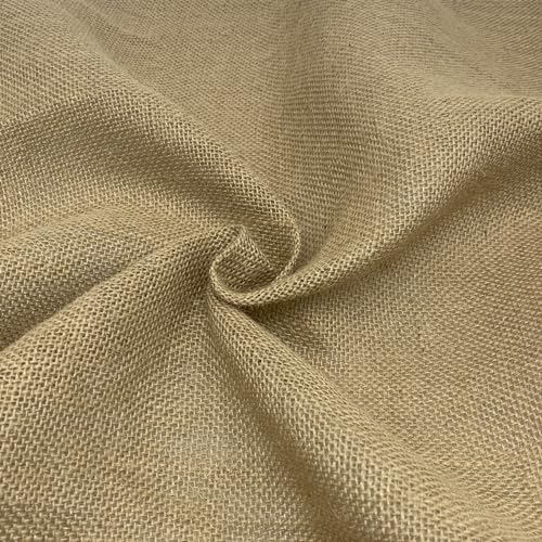 EDGEAM 100cm Jute Stoff Meterware 160cm Breit, Sackleinen aus Naturfasern 280g/m², Jutestoff zum Nähen, Basteln, Dekostoff für Haus, Gartenarbeite, Parteien Accessoires, DIY Projekte (Jute, 100x160cm)