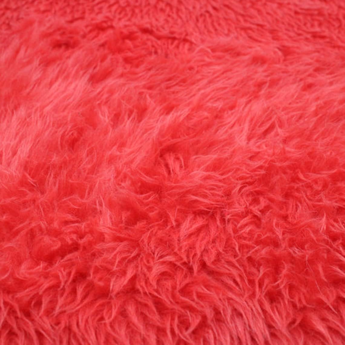 Luxury Shag Faux Fur-Fabric by The Yard-Soft, Shaggy Mohair for Sewing, Costumes, Rugs, Apparel, Decorations, Sofa Covers, Upholstery, Home and DIY Projects