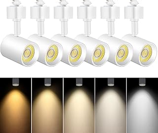 VANoopee 5-Color LED Track Lighting Heads H Type Track Light Heads Dimma...