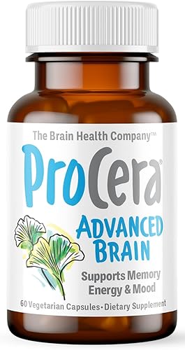 Procera Suplemento cerebral avanzado  Refuerzo de memoria y cerebro  3 en 1 Nootropics Brain Suplemento de apoyo  wAshwagandha Rhodiola Ginseng