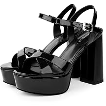 Platform Heels for Women Open Toe Chunky High Heel Sandals
