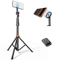 69 Magnetic Phone Tripod Tripod for iPhone with Remote Strong Magnetic Holder for Magsafe Stable Cell Phone Tripod