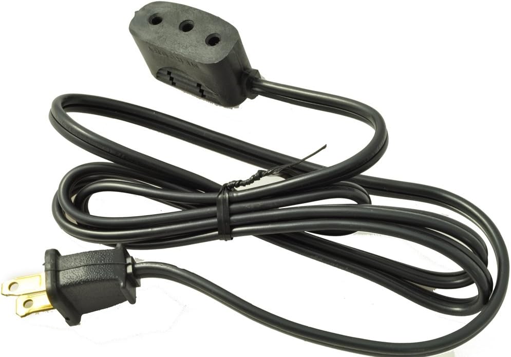 Power Lead Cord Fits Singerr Models 401, 403, 404, 3 pin Plug