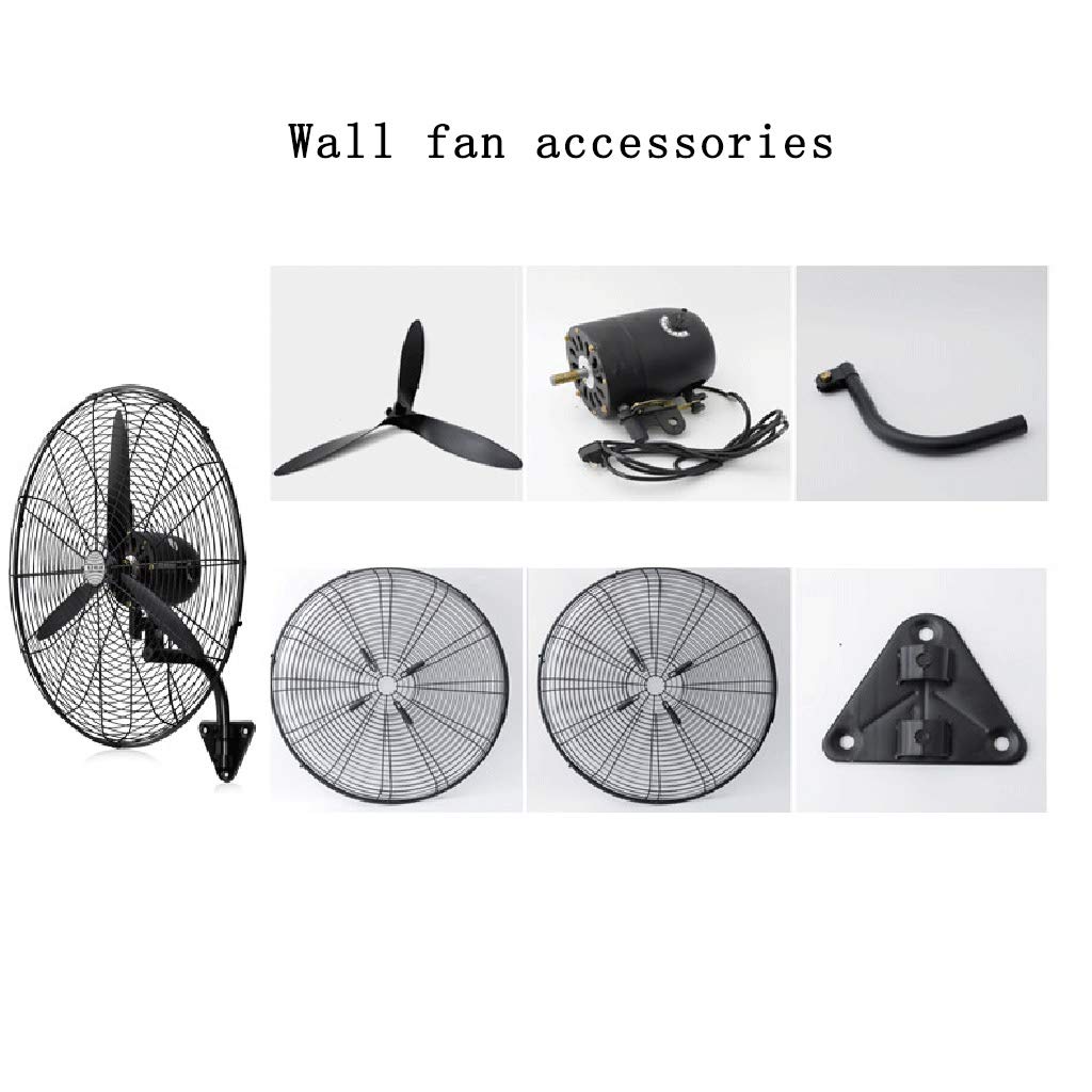 Industrieller Wandventilator mit 90-Grad-Oszillation und 3M Netzkabel für effektive Kühlung in Haus und Büro