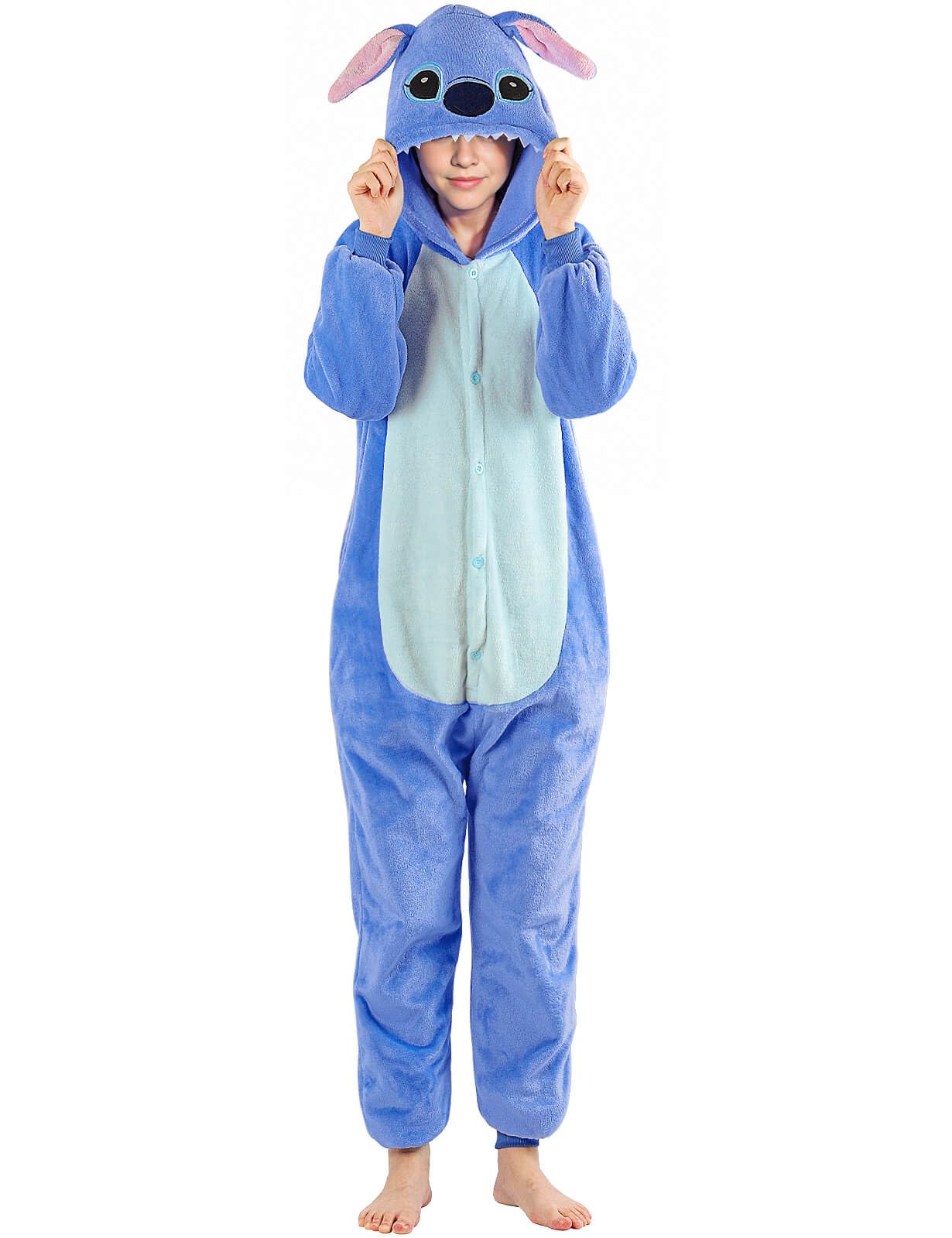 Onesie Costume Matching Stitch Onesies Buy Woman Men Couple Winter