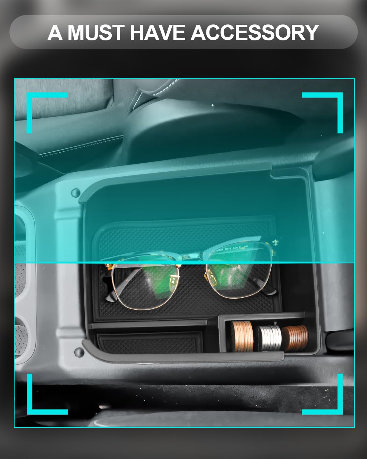 Boîte De Rangement Console Centrale Pour VW Caddy 5V / Ford Tourneo Connect 2020-2025
