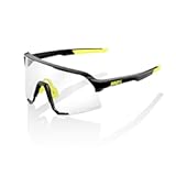 100&percnt; S3 Sport Performance Cycling Sunglasses &lpar;GLOSS BLACK - Photochromic Lens&rpar;