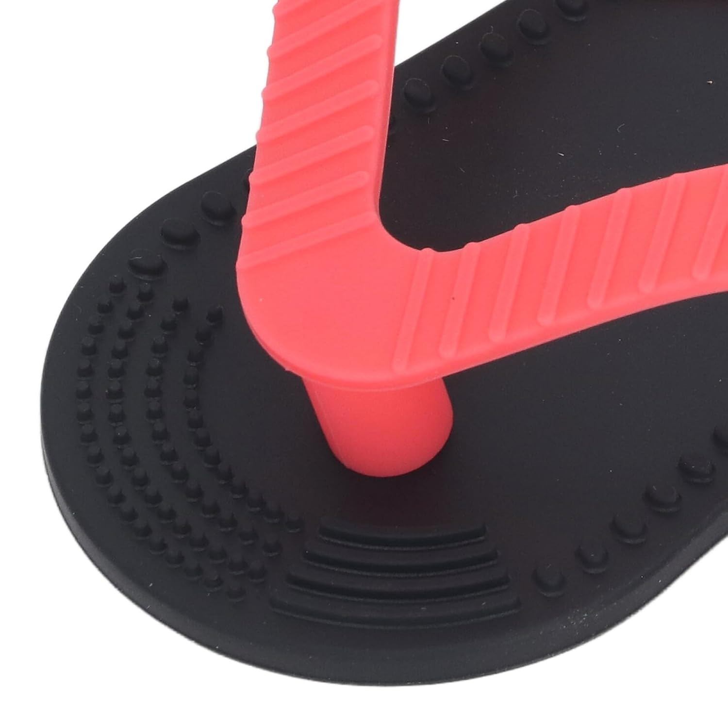 DAN&DRE 2 Piece Baby, Flip Flop Shaped Silicone Teether, Soothes Emotions and Reduces Pain, Perfect for Infant Care (Black)