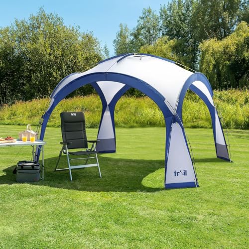 Trail Dome Gazebo with Zip-Away Sides, Carry Bag, 3.5m x 3.5m - Image 2
