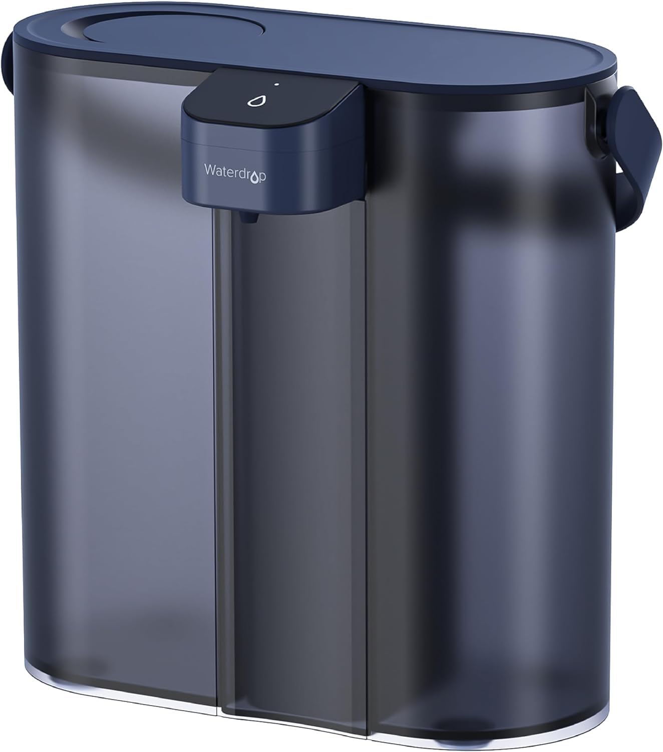 Waterdrop Compact Electric Water Filter Pitcher, 200-Gallon Rechargeable Instant Powerful Dispenser, NSF/ANSI 42&53&401, Reduce PFOA/PFOS, Lead, Chlorine, 14-Cup, Blue, with 1 Filter, NOT Reduce TDS